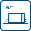 Very flexible mounting - up to 90°